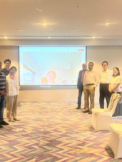 A hybrid workshop with investment promotion professionals from the Consulate General of Denmark across Asia. Even with language barriers, stories created joyful connections.