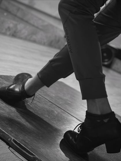 A series of artistic shots focusing on the essential tools of my craft: the Flamenco shoes. Each pose highlights the form, function, and character of the 'zapatos' that create the music.