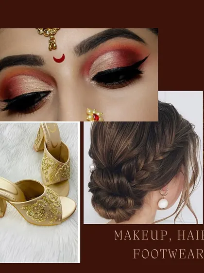 Completing the look with the right makeup, hair, and footwear is crucial. Here is some inspiration for a cohesive Maharashtrian bridal style.