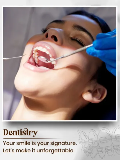 Your smile is your signature, let's make it unforgettable. Whether you need routine preventive care or a full cosmetic makeover, my goal is to ensure your smile shines with health and confidence.