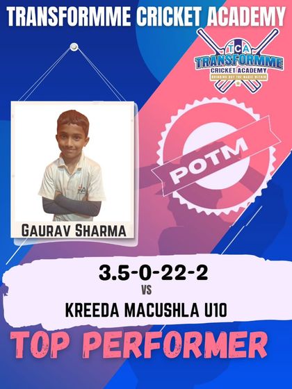 Transform Cricket Academy - Junior Cricket Coaching Program Star Performers: Celebrating Individual Excellence photo 33