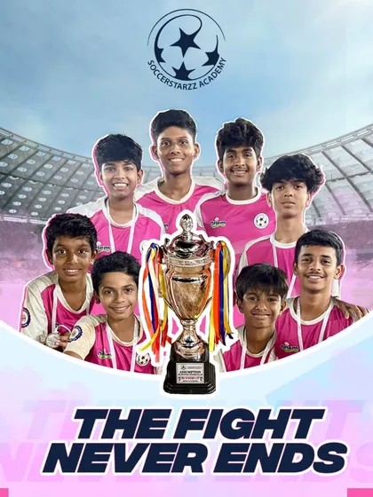 "The fight never ends." A graphic celebrating our team's resilience and spirit. Even when we fall, we rise again, stronger than before.