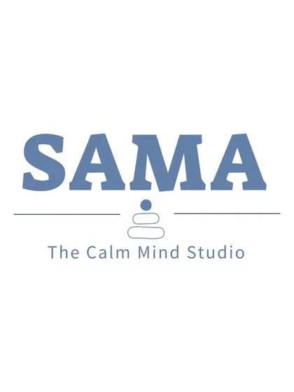 This is our logo. It represents SAMA, the Sanskrit word for tranquility and a balanced mind. It is the foundation of everything I offer at the studio, from our classes to the environment I cultivate.