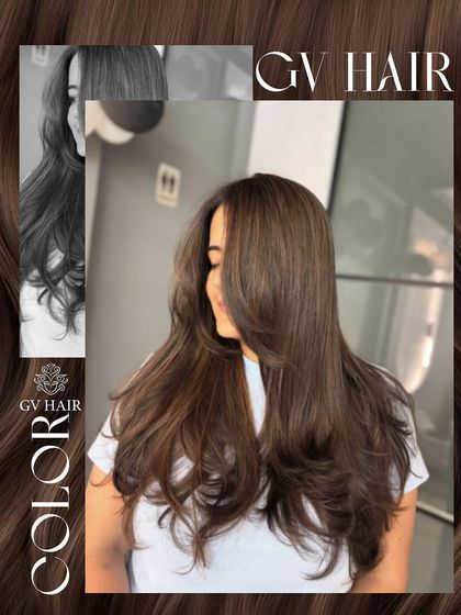 Another look at these gorgeous shades of brown. The color is rich and the style is modern and chic.