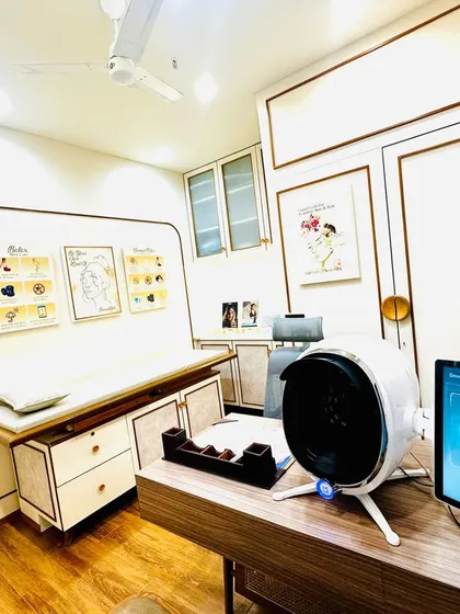I believe the environment where you receive care is just as important as the treatment itself. My clinic is designed to be a clean, professional, and welcoming space. It is equipped with advanced diagnostic tools and FDA-approved technology to ensure you receive the highest standard of dermatological care.