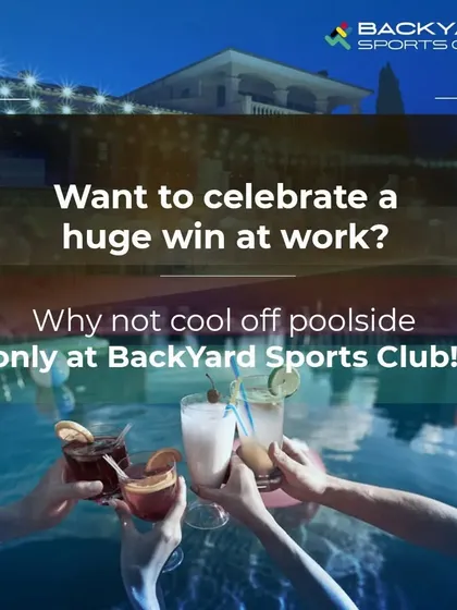 Celebrate your team's success with a relaxing event by the pool. Our space is perfect for hosting corporate parties and get-togethers to mark a big project win or company milestone.