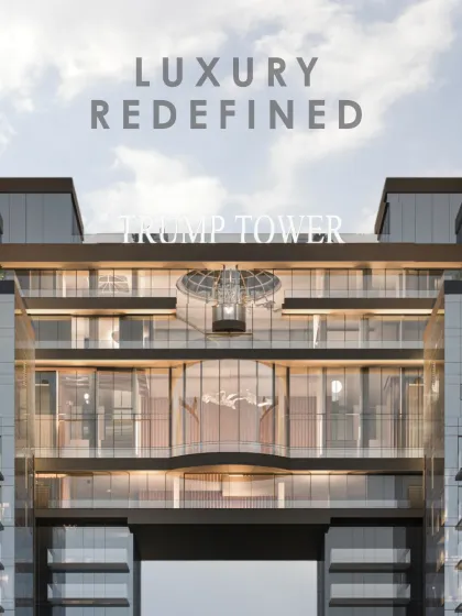 Defined by vertical rhythm and seamless glazing, the facade of this tower brings elegance to life. The minimal and modern design etches a bold presence in the skyline.