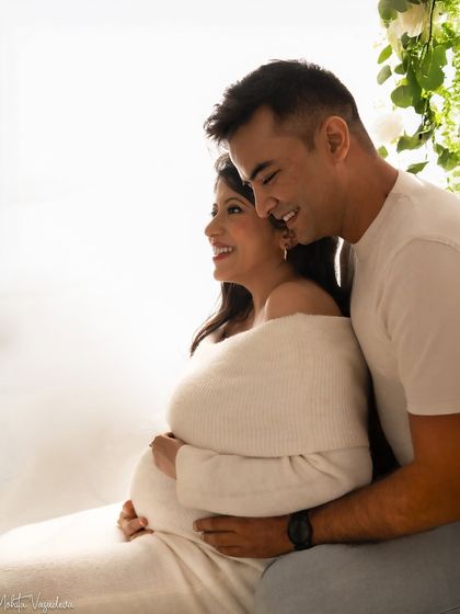 A light and airy portrait filled with smiles. This image feels so fresh and full of happiness.