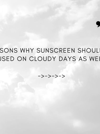 Clouds may block some visible light, but they are not as effective at blocking harmful UV rays. This is a key reason to maintain your sun protection habits.