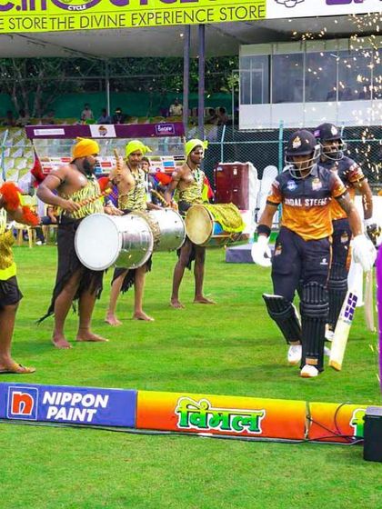 We bring local culture and energy to regional cricket. For the Karnataka Premier League (KPL), we incorporated traditional drummers to create an exciting entrance for the players, enhancing the local flavour of the tournament.