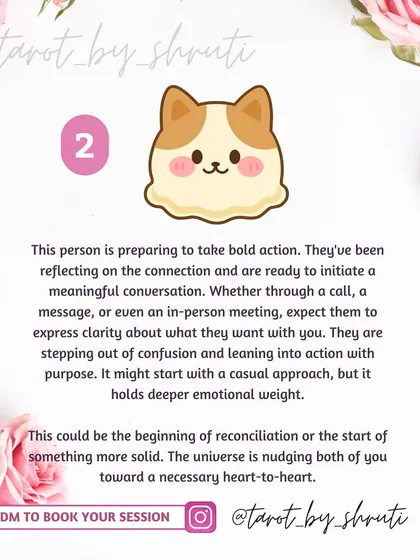 Wondering about their next move? This 'Pick a Pile' reading decodes their intentions, whether they are battling an inner conflict, preparing to take bold action, or observing you from a distance.