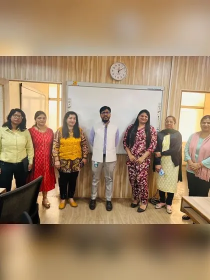 Our team with the NSDC official. We are proud to be an approved training partner and always welcome opportunities to showcase our operations.
