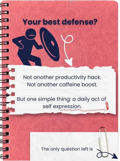 Your best defense against burnout isn't another productivity hack. It's a simple, daily act of self-expression. Music offers a powerful and accessible way to do just that.