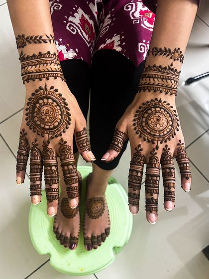 Lotus Mehendi Arts - Bridal & Occasion Mehendi Additional Designs & Candid Moments photo 10
