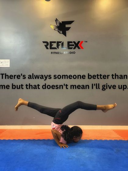 "There's always someone better than me but that doesn't mean I'll give up." This image captures the determined spirit we foster in our athletes.