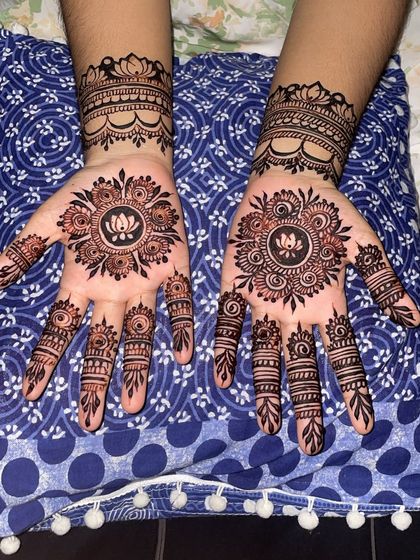 A classic lotus mandala design. The lotus is a beautiful symbol and the mandala pattern is timeless.