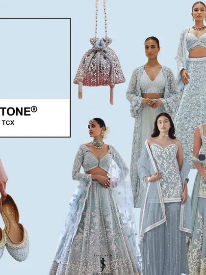 Thinking about your wedding colors for 2025? Ice Melt is a serene and modern shade that's on my radar. It's perfect for creating a calm and elegant wedding aesthetic.