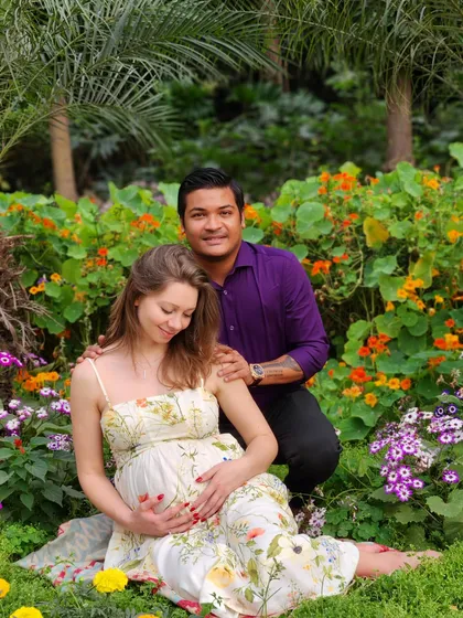 Another beautiful shot from our pregnancy photoshoot. We were so excited to meet our little one.