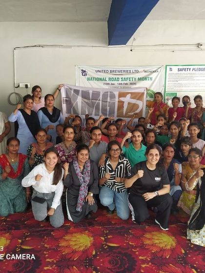 A women's self-defense workshop conducted for the staff of a major brewery in Ludhiana. We travel across India to deliver our training programs to organizations of all sizes.