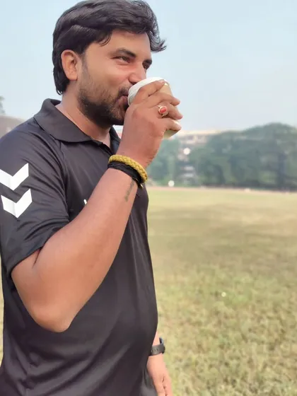 Morning brew with a beautiful view. Finding inspiration with every sip of coffee on the field.