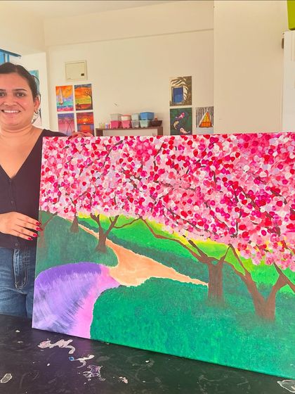 Paint Cafe Studio - Art & Craft Workshops Canvas, Texture & Traditional Painting photo 20