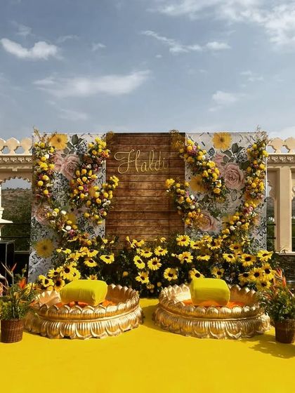 Vibrant Haldi Ceremonies photo 24