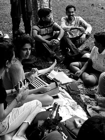 A moment from a beautiful Saturday at Cubbon Park, surrounded by new and old souls. This is what community feels like, sharing stories and creating a space of trust and expression together.