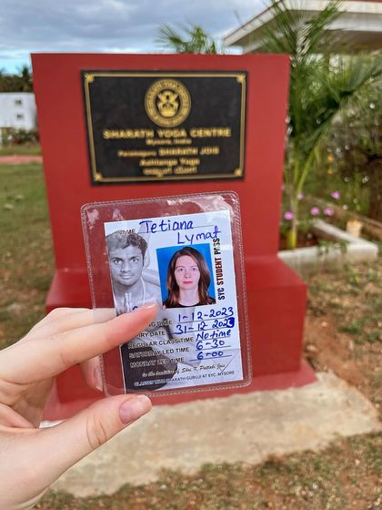 My student card for the new season at the Sharath Yoga Center. Everything feels familiar, yet I am different. This time, I arrived without goals or plans, just an open mind.