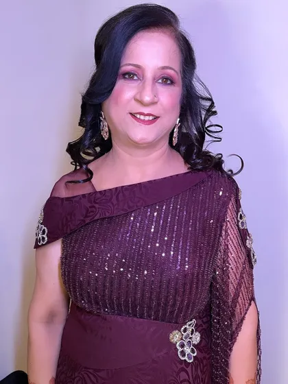 Makeup for mature skin is one of my specialties. I created this elegant look for my client for her son's wedding. The focus is on a radiant, non-cakey base and defining the eyes and lips for a timeless, graceful appearance.