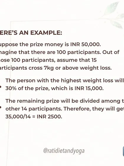 An example of how the prize money is distributed. The top performer gets a larger share, and the rest is divided among all other winners.
