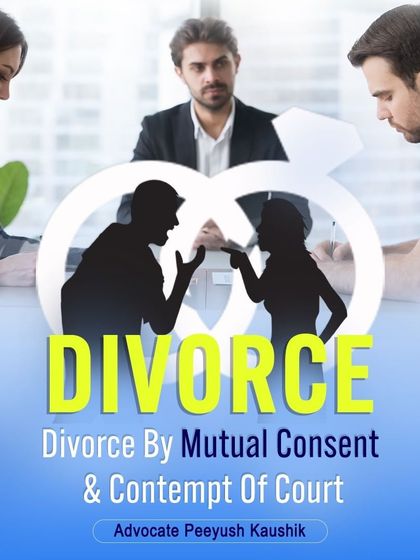 I handle all aspects of a divorce by mutual consent, including addressing any potential issues like contempt of court if agreements are not followed. My expertise ensures a legally sound and final separation.