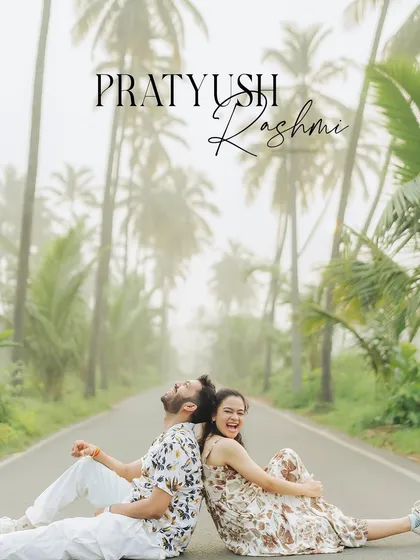 Capturing pure joy on a misty, palm-lined road in Goa. This candid shot shows our love for capturing spontaneous laughter and movement, creating photos that are full of life and energy.
