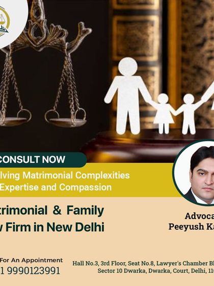 As a matrimonial and family law firm in New Delhi, I specialize in resolving complex marital issues with expertise and compassion. From prenuptial agreements to post-divorce concerns, I am here to secure your interests.