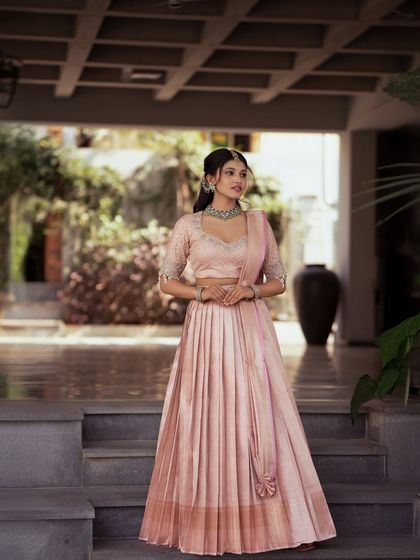 Maya Designer Studio - Custom Bridal & Occasion Wear Modern Half Sarees (Langa Voni) photo 29