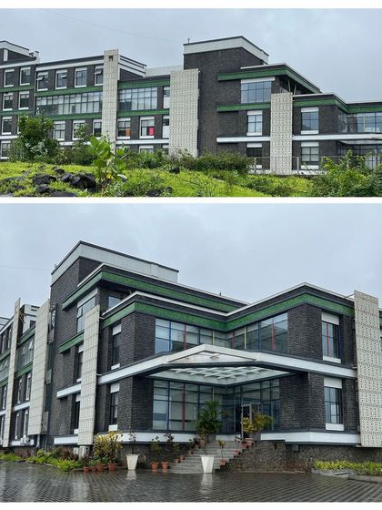 We were honored at the Global Business Reconnect for our work in creating humane spaces in the residential and institutional sectors. This image shows one of our award-winning school projects.