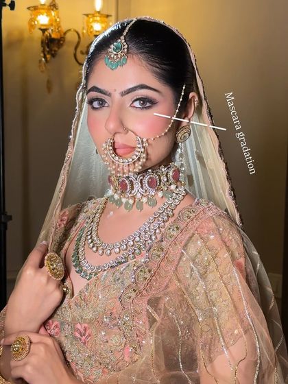 See the result of the mascara gradation technique here. Notice how the extra mascara on the outer lower lashes gives the eye a lifted, more defined look. This is one of many detailed aesthetic tips you'll learn in my professional course.