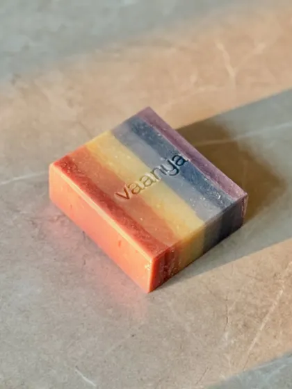 Part of our Summer 2025 collection, this Rainbow Artisan Soap is handcrafted for a joyful and indulgent cleanse. The vibrant colors and fruity scent are perfect for the season.