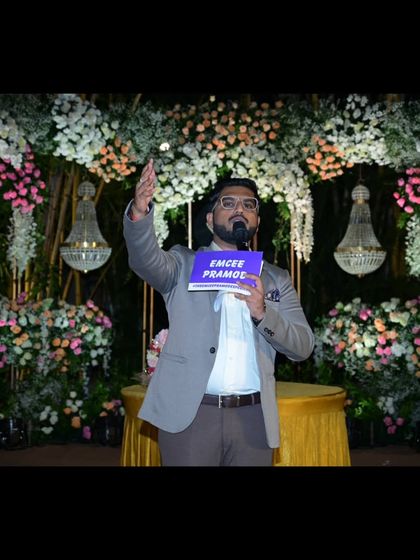 Emcee Pramod - Wedding Emcee & Host The Emcee In Action photo 59