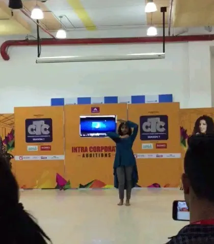 Auditioning for an intra-corporate dance competition. We are always looking for new platforms to showcase our passion for dance.