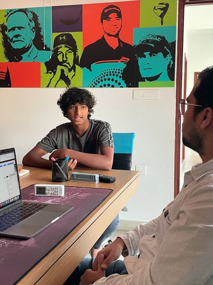 One-on-one nutrition counseling is a key part of our service. An athlete meets with a nutritionist to discuss his individual dietary needs and goals.