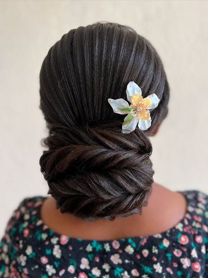 Bhavya Achar - Bridal & Occasion Styling Elegant Updos & Buns photo 17