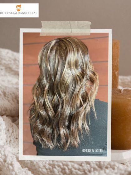 The back view highlights the artistry of balayage. The color is distributed to create a multi-tonal effect that looks both natural and sophisticated.