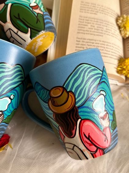 Our popular 'Wanderlust' mugs are now available in a female version, for all the women who love to travel and explore.