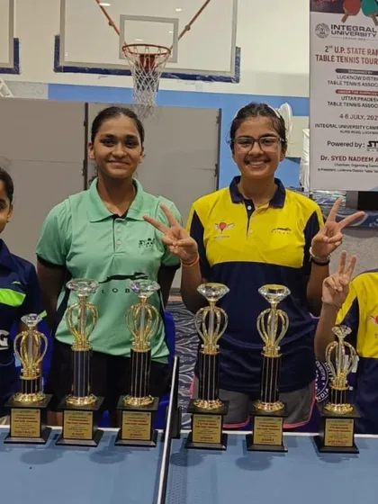 A fantastic showing at the 2nd UP State Table Tennis Ranking Tournament in Lucknow, with our players securing four gold medals across different age categories.