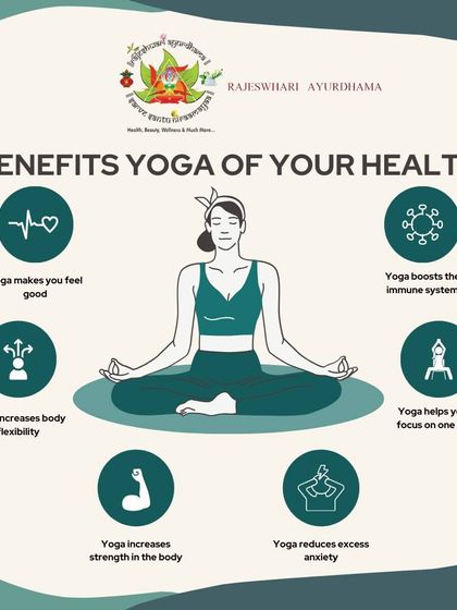 Yoga is an integral part of the Ayurvedic system. Its benefits are holistic, including boosting the immune system, increasing flexibility and strength, reducing anxiety, and improving focus.