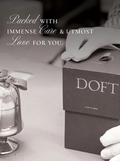 Packed with immense care and utmost love for you. I believe in the experience of luxury, which is why my packaging is artisanal, singular, and sophisticated.