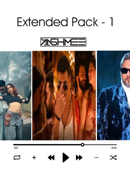 This is the cover for my first Extended Pack. I bundle my custom extended mixes into downloadable packs, making it easy for other DJs to get high-quality, mixable versions of popular tracks.