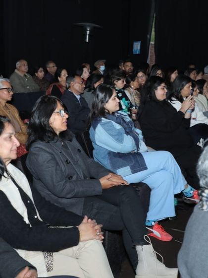 The audience at the Udaipur Tales festival. It was an honor to be in the company of so many people who appreciate and understand the power of the spoken word.