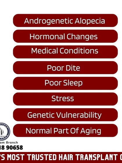 We address the many factors that cause hair loss, from androgenetic alopecia and hormonal changes to stress and diet. Early action is key to preventing baldness, and we are here to help.
