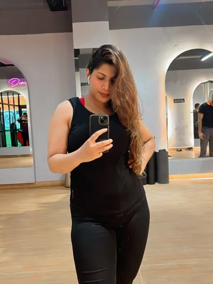 A moment of reflection after a workout. It's important to appreciate how far you've come.